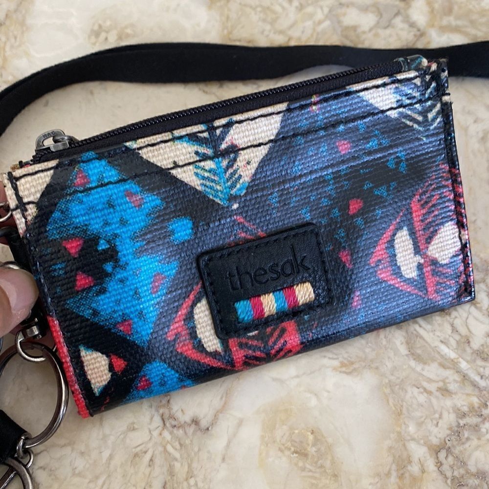 NWOT The Sak Pacifica ID Lanyard Wallet Keychain - Picture 3 of 8